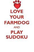 LOVE YOUR FARMDOG AND PLAY SUDOKU DANISH SWEDISH FARMDOG SUDOKU LEVEL 1 of 15