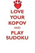 LOVE YOUR KOPOV AND PLAY SUDOKU SLOVENSKY KOPOV SUDOKU LEVEL 1 of 15