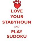 LOVE YOUR STABYHOUN AND PLAY SUDOKU STABYHOUN SUDOKU LEVEL 1 of 15