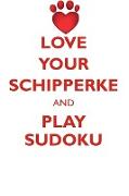 LOVE YOUR SCHIPPERKE AND PLAY SUDOKU SCHIPPERKE SUDOKU LEVEL 1 of 15