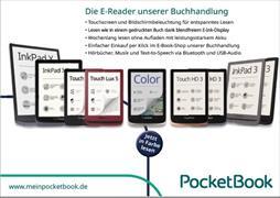 Pocketbook Plakat aktuelle Modelle. Format A3 quer, einseitig bedruckt.