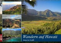 Wandern auf Hawaii - Berge im Pazifik (Wandkalender 2019 DIN A2 quer)