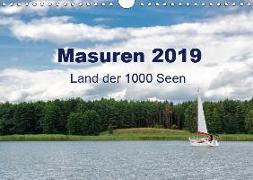 Masuren 2019 - Land der 1000 Seen (Wandkalender 2019 DIN A4 quer)