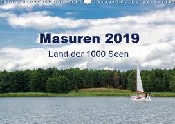 Masuren 2019 - Land der 1000 Seen (Wandkalender 2019 DIN A3 quer)