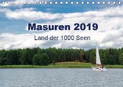 Masuren 2019 - Land der 1000 Seen (Tischkalender 2019 DIN A5 quer)