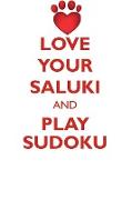 LOVE YOUR SALUKI AND PLAY SUDOKU SALUKI SUDOKU LEVEL 1 of 15