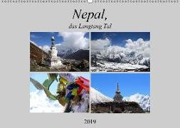 Nepal, das Langtang Tal (Wandkalender 2019 DIN A2 quer)
