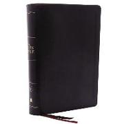 The KJV, Open Bible, Leathersoft, Black, Thumb Indexed, Red Letter, Comfort Print