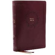 The KJV, Open Bible, Leathersoft, Burgundy, Thumb Indexed, Red Letter, Comfort Print