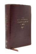 The NKJV, Charles F. Stanley Life Principles Bible, 2nd Edition, Leathersoft, Burgundy, Comfort Print