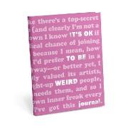 Knock Knock It's OK to Be Weird Journal