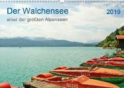 Der Walchensee - einer der größten Alpenseen (Wandkalender 2019 DIN A3 quer)