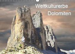 Weltkulturerbe Dolomiten Süd Tirol (Wandkalender 2019 DIN A3 quer)