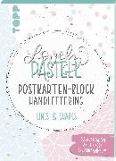 Lovely Pastell Handlettering Postkartenblock Lines & Shapes, VE=3 Ex