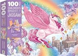 100-Piece Children's Sparkly Jigsaw: Unicorn Kingdom