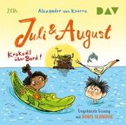 Juli und August – Krokodil über Bord!