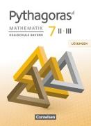 Pythagoras, Realschule Bayern, 7. Jahrgangsstufe (WPF II/III), Lösungen zum Schülerbuch