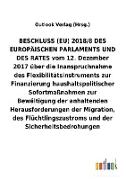 BESCHLUSS (EU) 2018/8 vom 12.Dezember 2017 über die Inanspruchnahme des Flexibilitätsinstruments zur Finanzierung haushaltspolitischer Sofortmaßnahmen zur Bewältigung der anhaltenden Herausforderungen der Migration, des Flüchtlingszustroms und der Sicherh