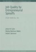 Job Quality by Entrepreneurial Spinoffs