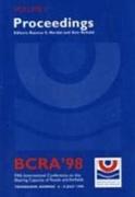 Proceedings of BCRA 1998 Conference (3-Volume Set)