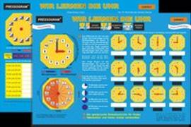 PRESSOGRAM Zaubertafel - Wir lernen die Uhr