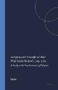 Religion and Thought of Sh&#257,h Wal&#299, All&#257,h Dihlaw&#299,, 1703-1762