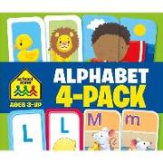 Alphabet Flash Card 4-Pack