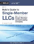 Nolo's Guide to Single-Member Llcs: How to Form & Run Your Single-Member Limited Liability Company