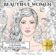 Stress Relief Coloring Books (Beautiful Women): An Adult Coloring (Colouring) Book with 35 Coloring Pages: Beautiful Women (Adult Colouring (Coloring)