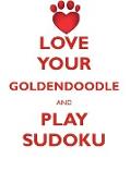 LOVE YOUR GOLDENDOODLE AND PLAY SUDOKU GOLDENDOODLE SUDOKU LEVEL 1 of 15