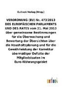 VERORDNUNG (EU) Nr. 473/2013 DES EUROPÄISCHEN PARLAMENTS UND DES RATES vom 21. Mai 2013 über gemeinsame Bestimmungen für die Überwachung und Bewertung der Übersichten über die Haushaltsplanung und für die Gewährleistung der Korrektur übermäßiger Defizite 