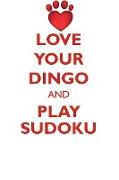 LOVE YOUR DINGO AND PLAY SUDOKU DINGO SUDOKU LEVEL 1 of 15