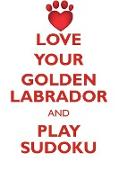 LOVE YOUR GOLDEN LABRADOR AND PLAY SUDOKU GOLDEN LABRADOR SUDOKU LEVEL 1 of 15