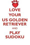 LOVE YOUR US GOLDEN RETRIEVER AND PLAY SUDOKU AUSTRALIAN GOLDEN RETRIEVER SUDOKU LEVEL 1 of 15