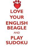 LOVE YOUR ENGLISH BEAGLE AND PLAY SUDOKU ENGLISH BEAGLE SUDOKU LEVEL 1 of 15