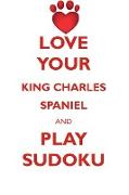 LOVE YOUR KING CHARLES SPANIEL AND PLAY SUDOKU ENGLISH TOY SPANIEL SUDOKU LEVEL 1 of 15