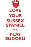 LOVE YOUR SUSSEX SPANIEL AND PLAY SUDOKU SUSSEX SPANIEL SUDOKU LEVEL 1 of 15