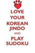 LOVE YOUR KOREAN JINDO AND PLAY SUDOKU KOREAN JINDO SUDOKU LEVEL 1 of 15