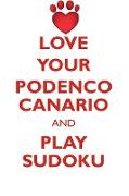 LOVE YOUR PODENCO CANARIO AND PLAY SUDOKU PODENCO CANARIO SUDOKU LEVEL 1 of 15