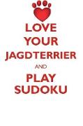 LOVE YOUR JAGDTERRIER AND PLAY SUDOKU JAGDTERRIER SUDOKU LEVEL 1 of 15