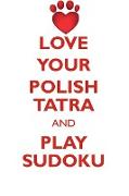 LOVE YOUR POLISH TATRA AND PLAY SUDOKU POLISH TATRA SHEEPDOG SUDOKU LEVEL 1 of 15