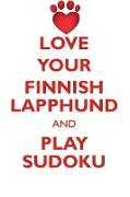 LOVE YOUR FINNISH LAPPHUND AND PLAY SUDOKU FINNISH LAPPHUND SUDOKU LEVEL 1 of 15