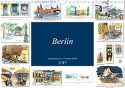 Berlin-Skizzen (Wandkalender 2019 DIN A4 quer)