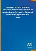 Verordnung zur Kennzeichnung von energieverbrauchsrelevanten Produkten mit Angaben über den Verbrauch an Energie und an anderen wichtigen Ressourcen