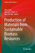 Production of Materials from Sustainable Biomass Resources