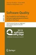 Software Quality: The Complexity and Challenges of Software Engineering and Software Quality in the Cloud