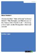 Thomas Hobbes' "State of Nature" in Daniel Defoe's "The Fortunes and Misfortunes of the Famous Moll Flanders, &C.". Shedding a New Light on the Protagonist's 'Immoral' Actions