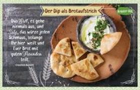 Das Brot, es gehe niemals aus, und Salz, das würze jeden Schmaus, solange Ihr hier weilt und Euer Brot mit guten Freunden teilt. Friedrich Rückert