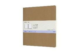 Moleskine Sketch Album Square, 120G-Paper, Cardboard Cover, Kraft Brown