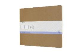 Moleskine Sketch Album XXL, 120G-Paper, Cardboard Cover, Kraft Brown